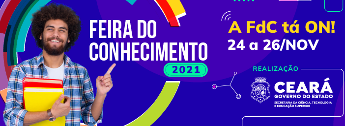 A Feira do Conhecimento está ON! Inscreva-se para aproveitar a programação online e gratuita