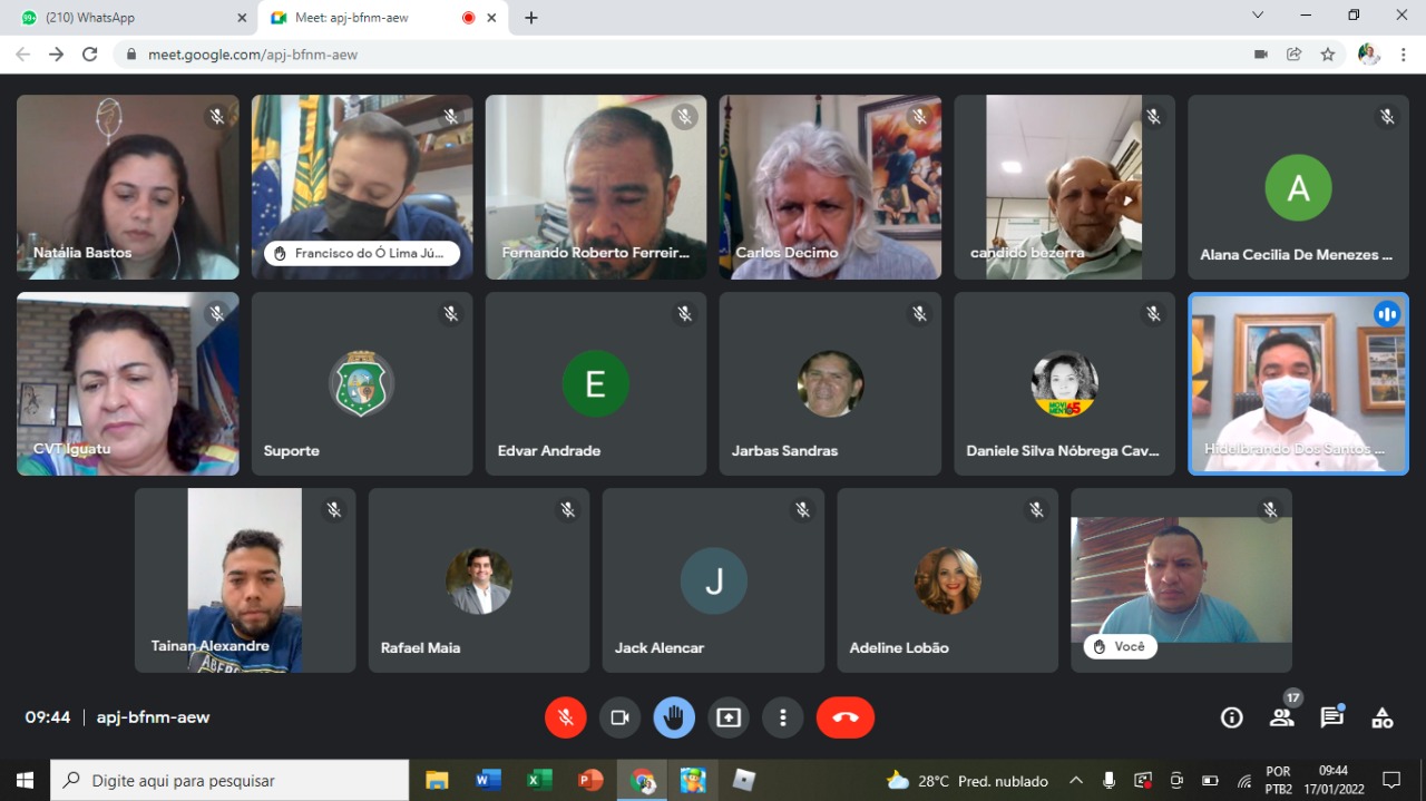 URCA participa de reunião com SECITECE, UECE e CENTEC sobre melhorias no campus em Iguatu