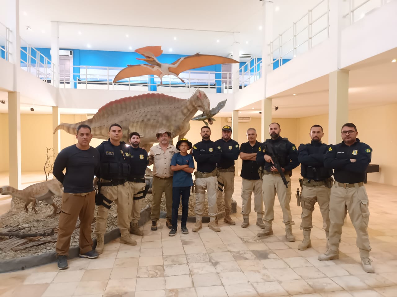 Agentes da PRF participam de curso de Combate ao tráfico de fósseis promovido pela URCA/LP e Geopark
