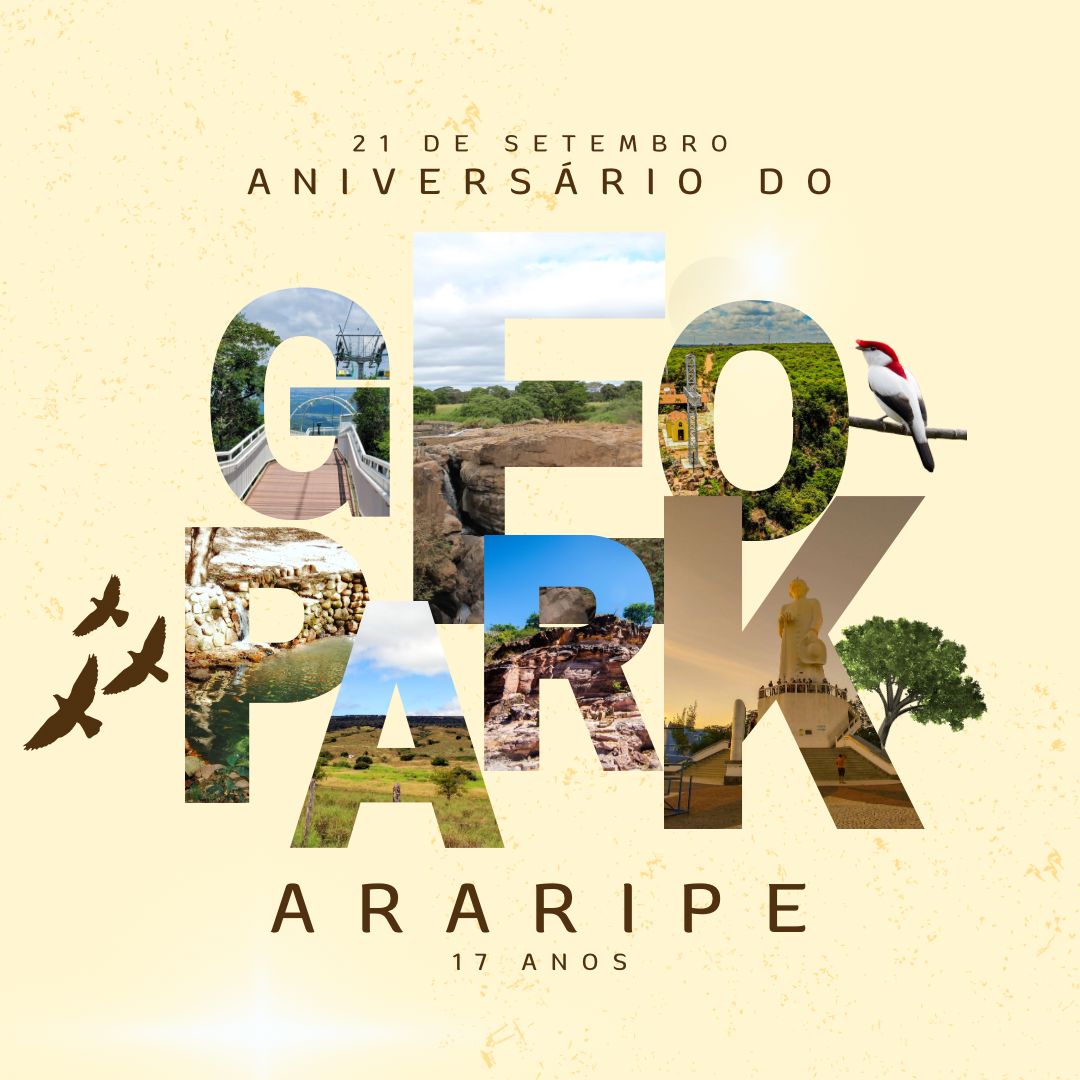 Semana com programação marca os 17 anos do Geopark Araripe, primeiro das Américas