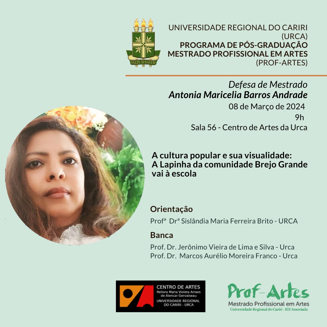 Defesa de Mestrado Antonia