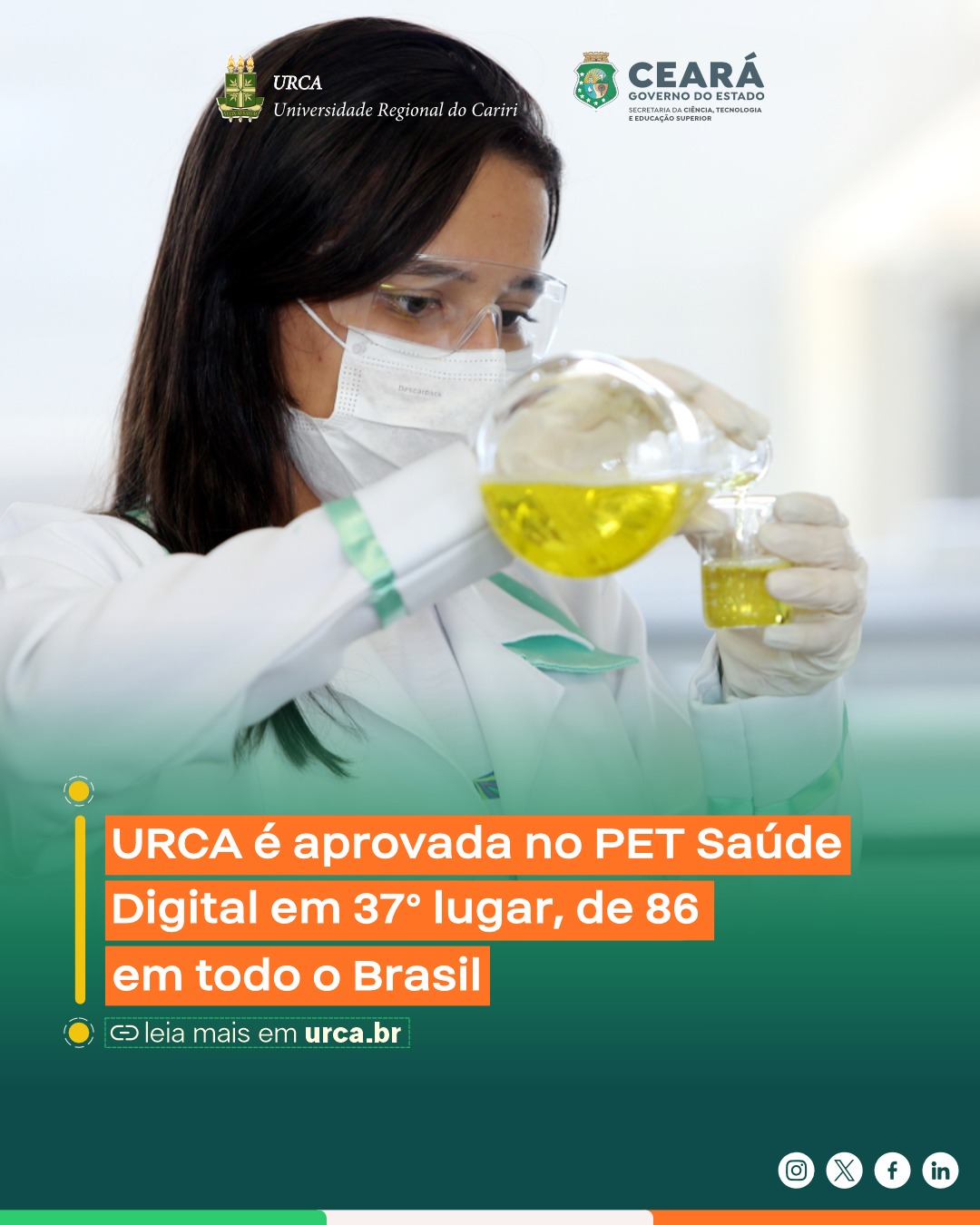 URCA tem projeto aprovado junto ao PET Saúde Digital, do Ministério da Saúde