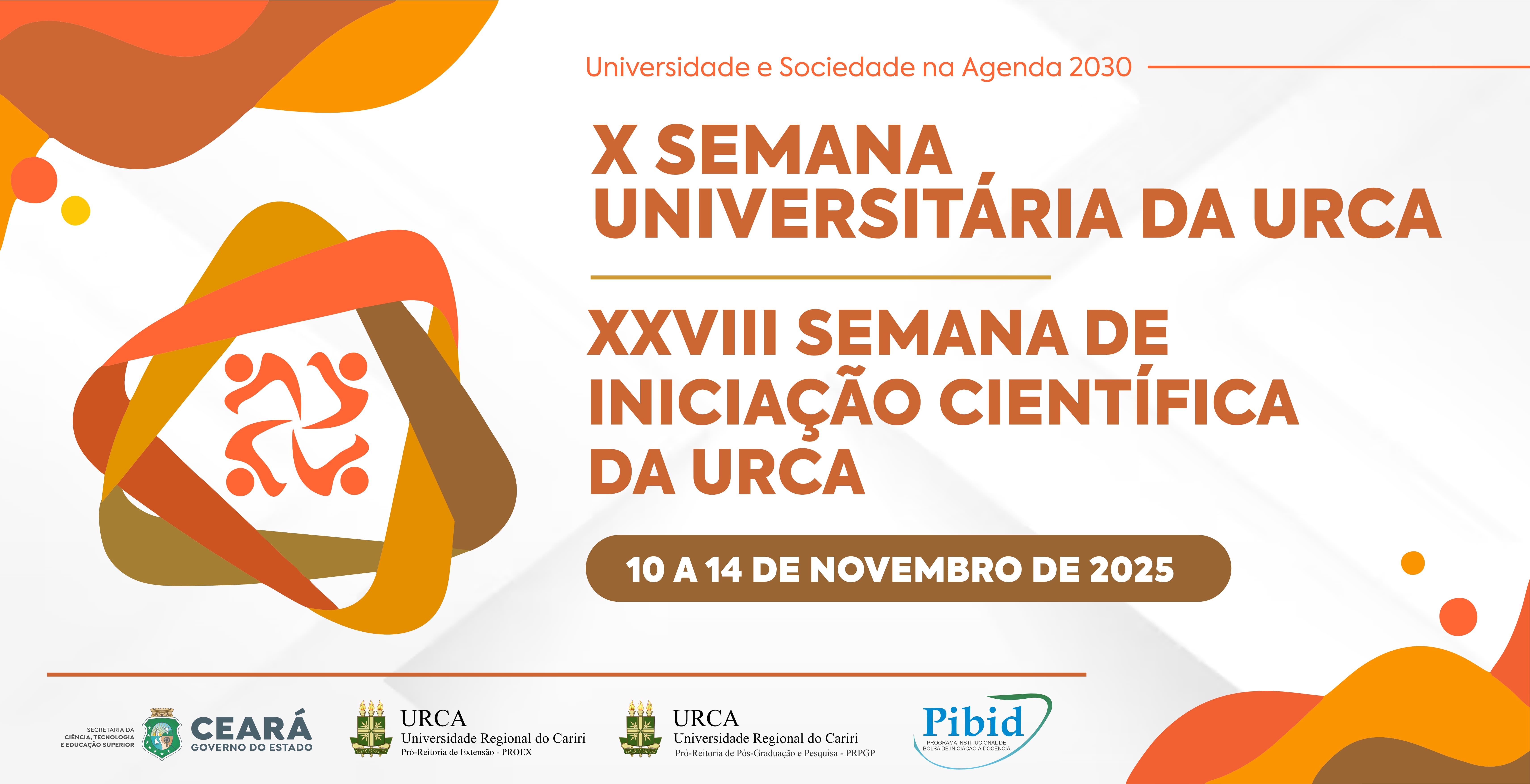 PRPGP, PROEX e PIBID lançam chamada para a X Semana Universitária da URCA