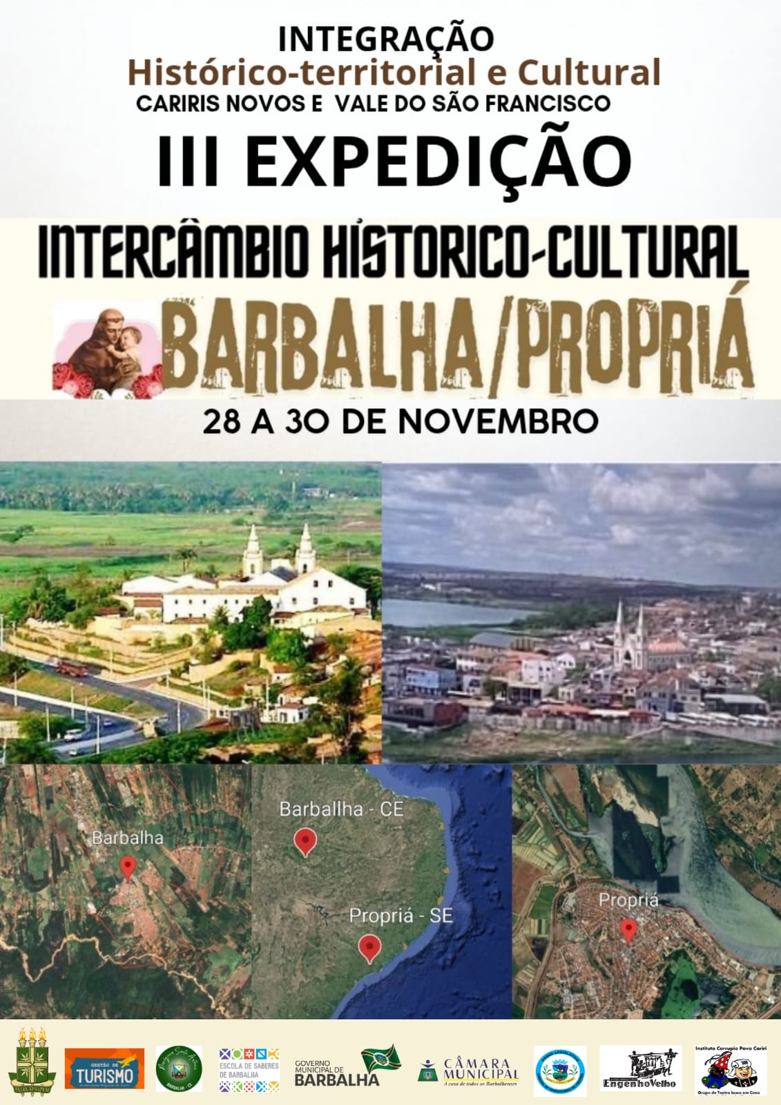 III expedição do Histórico-territorial e Cultural Cariris Novos e Vale do São Francisco acontece de 28 a 30 de novembro
