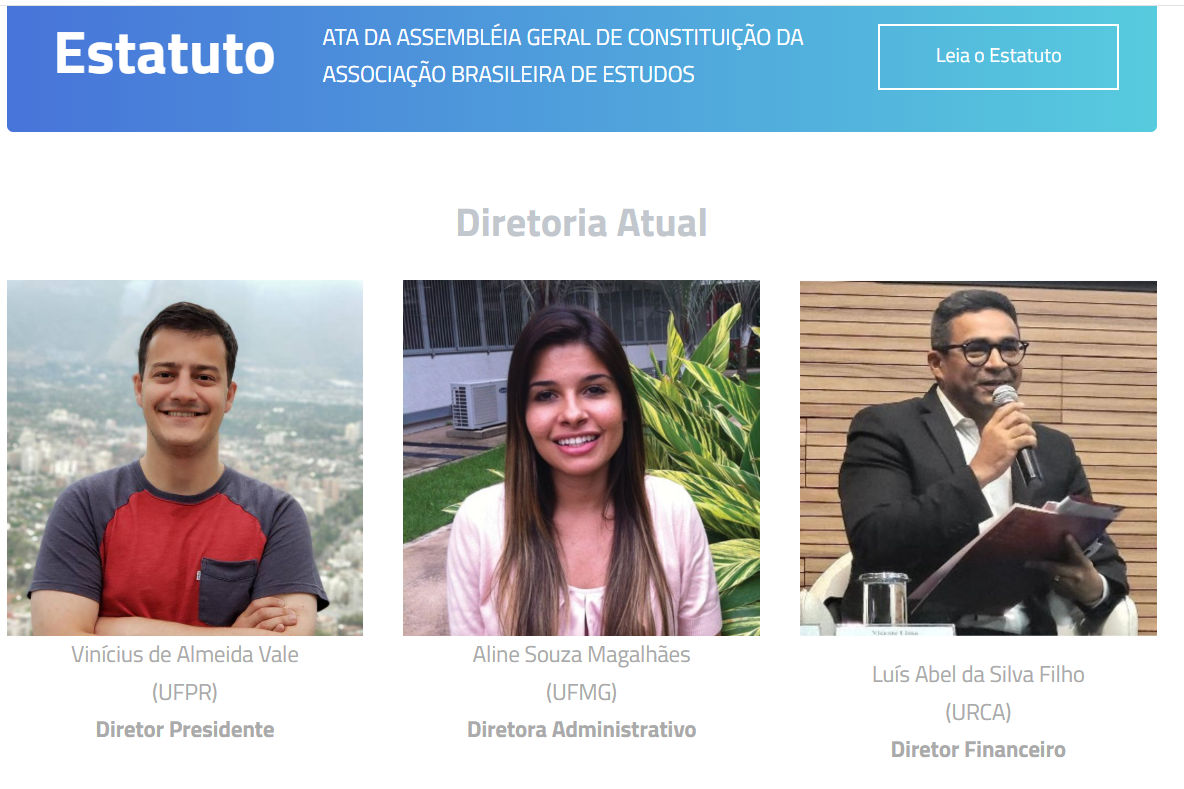 Professor da URCA integra Diretoria da Associação Brasileira de Estudos Regionais e Urbanos (ABER)