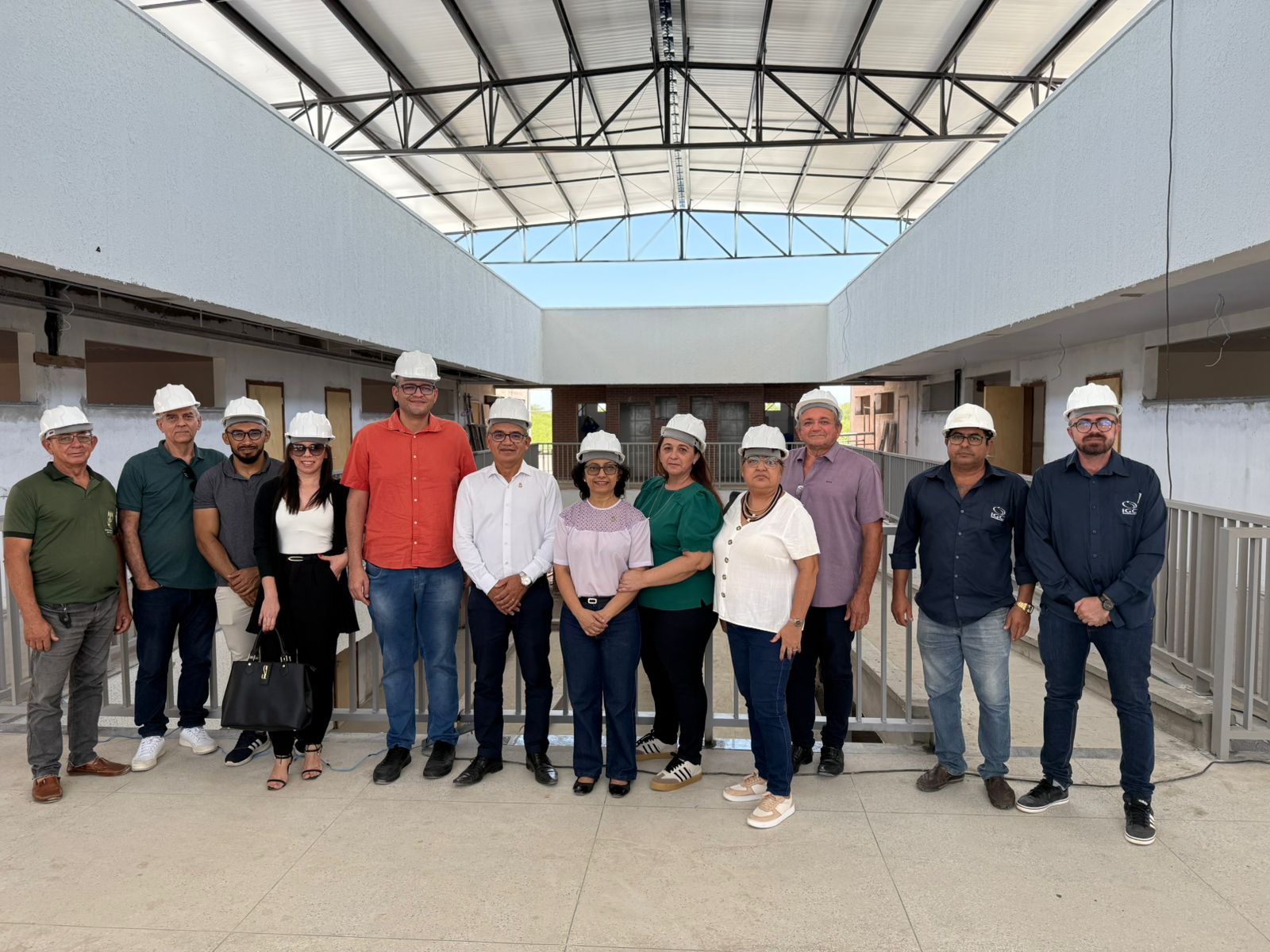 Obras do novo campus da URCA em Campos Sales avançam, com mais de 90% de realização; administração realiza visita técnica nesta terça-feira, 10